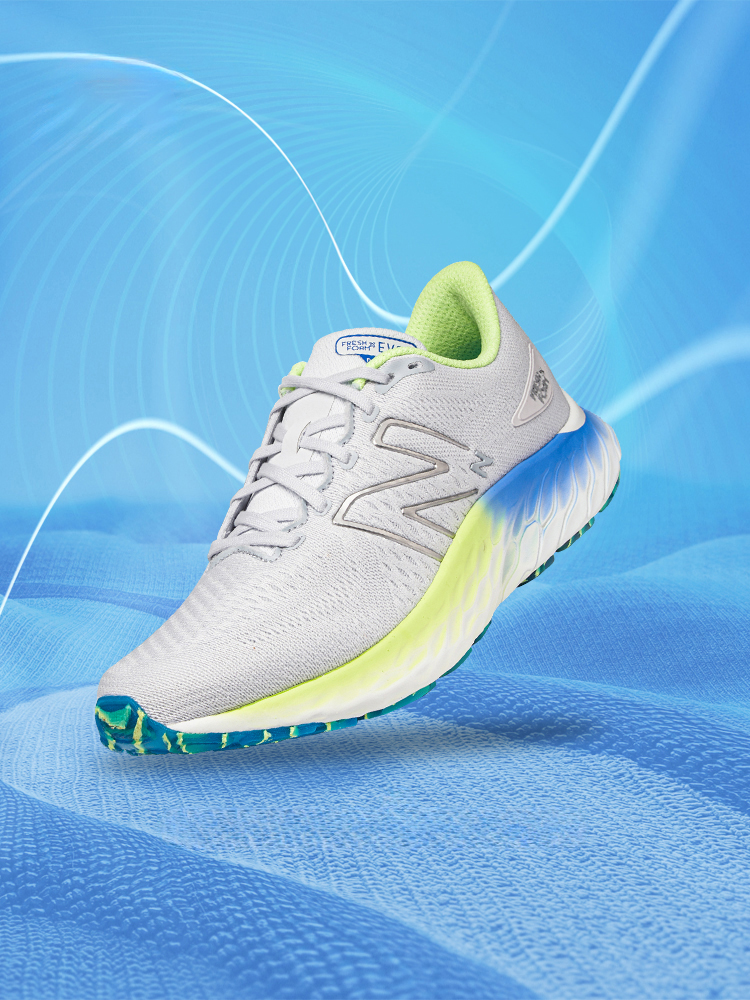 نيو بلانس حذاء للرجال والنساء EVOZ حذاء الجري الرياضي المبطن الاحترافي WEVOZLH3