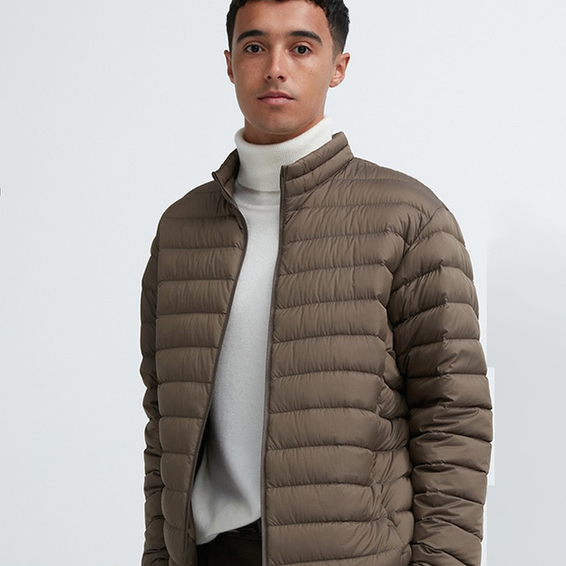 سترة UNIQLO خفيفة الوزن للرجال (سترة سترة أسفل سترة 2023 الخريف والشتاء نمط جديد) 463247