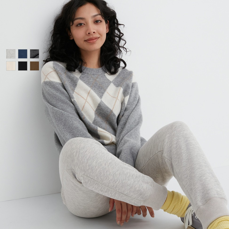 بنطال رياضي للسيدات من UNIQLO HEATTECH تقليد شيربا (بنطلون رياضي للخريف والشتاء طراز جديد) 459792/449879