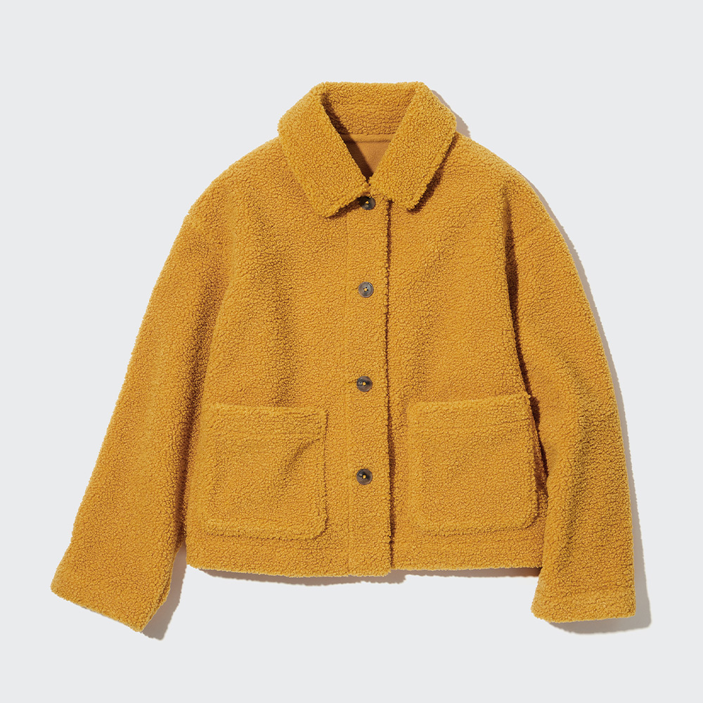 سترة Uniqlo النسائية المقاومة للرياح من الصوف القطبي 449758