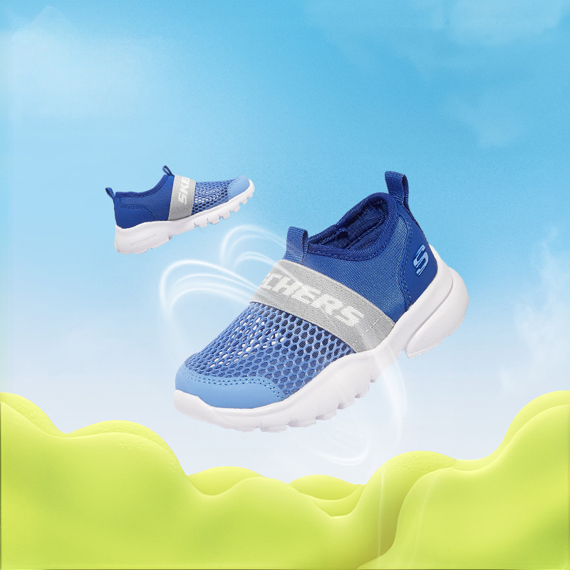 أحذية سكيتشرز الرياضية للأطفال الصغار كاجوال للأولاد والبنات