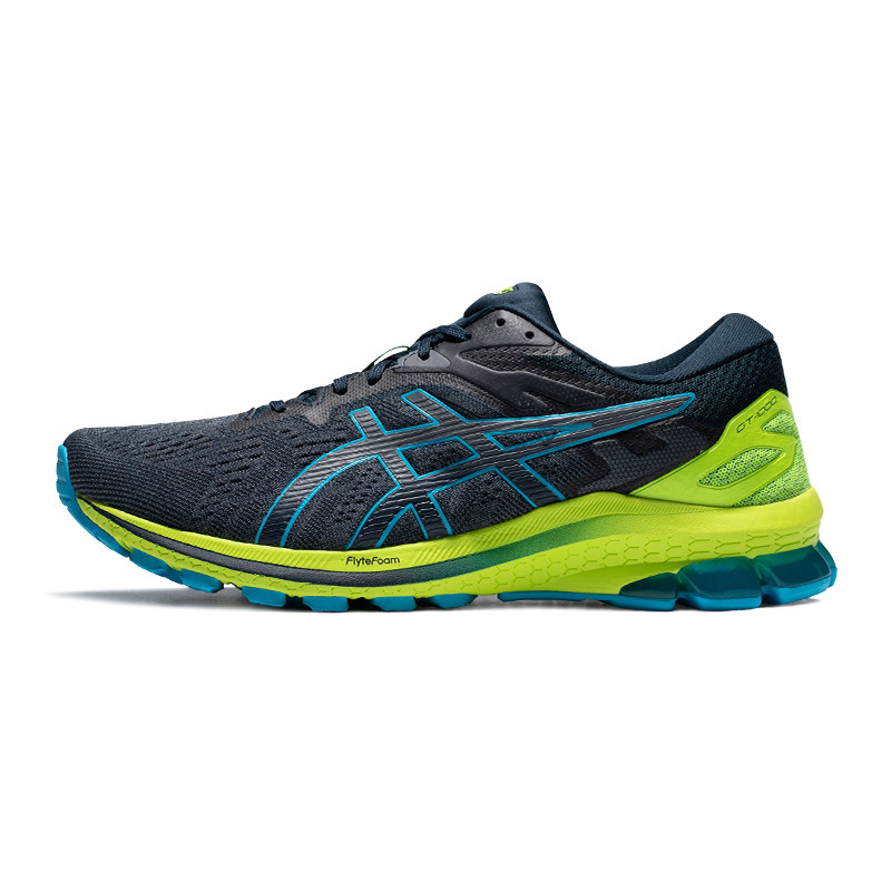 حذاء الجري اسيكس للرجال والنساء ذو ​​الدعم المستقر GT-1000 10 حذاء رياضي شبكي خفيف الوزن يسمح بالتهوية