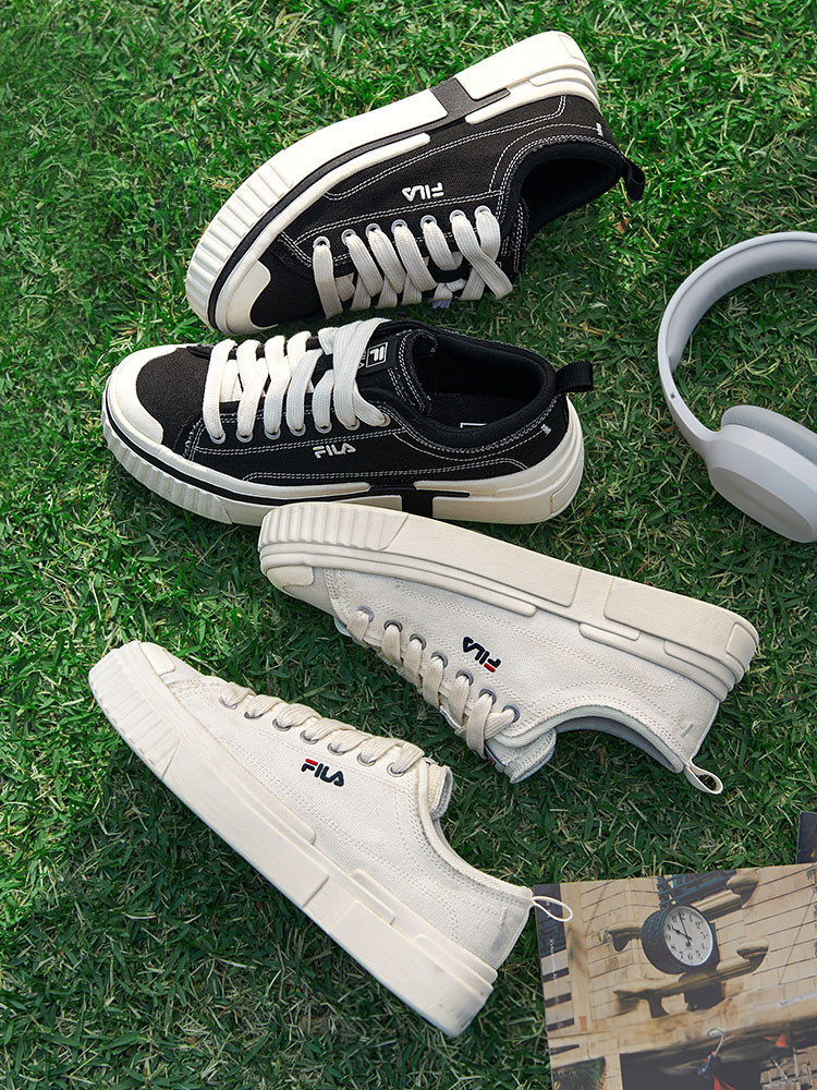 أحذية فيلا النسائية القماشية أحذية رياضية سنيكرز كاجوال