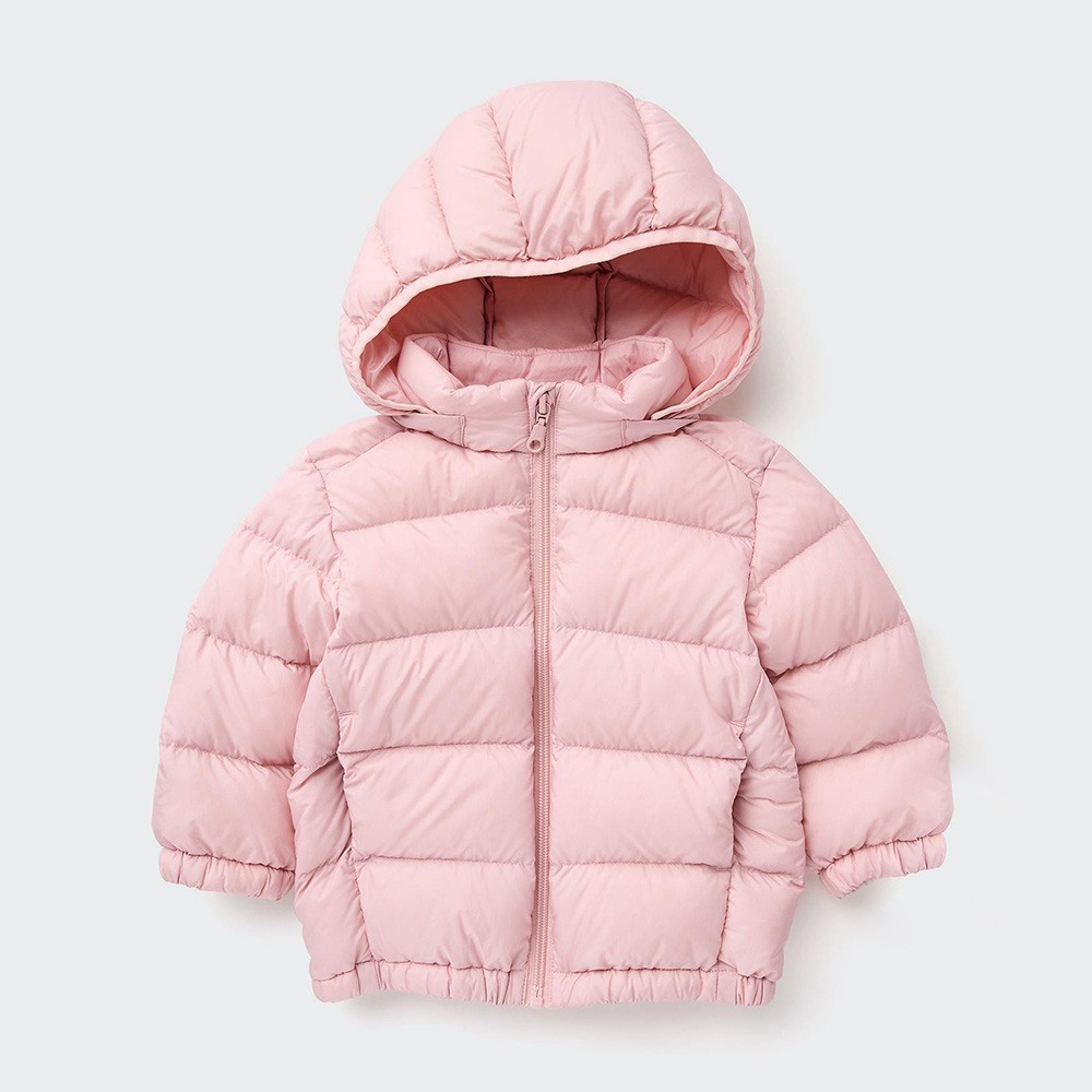 سترة Uniqlo للرضع والأطفال الصغار بغطاء للرأس وسحاب خفيف الوزن 449673/463482