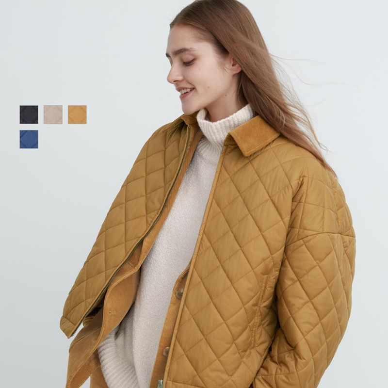 سترة UNIQLO PUFFTECH مبطنة بالهواء للنساء UNIQLO: C سترة مبطنة دافئة 461360