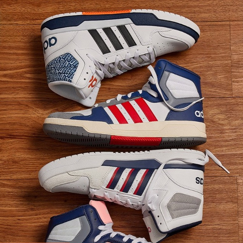 أديداس ENTRAP للرجال والنساء للخريف والشتاء أحذية رياضية كاجوال متوسطة الارتفاع أحذية كرة السلة الصبيانية